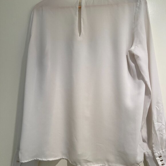Mango Basic white light blouse - Picture 4 of 4
